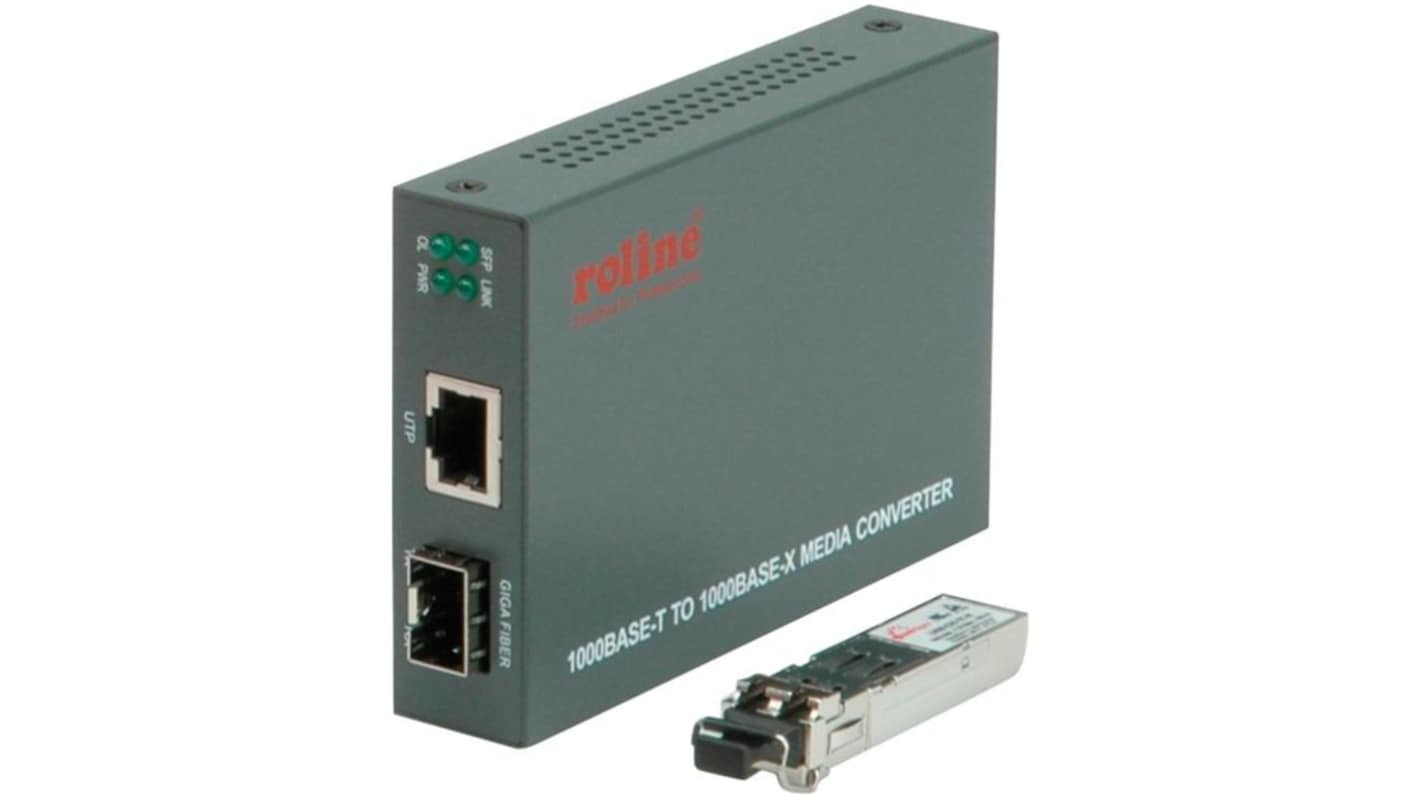 Roline LC Media Converter, Multi Mode, 1000Mbit/s, Multi Mode 500m