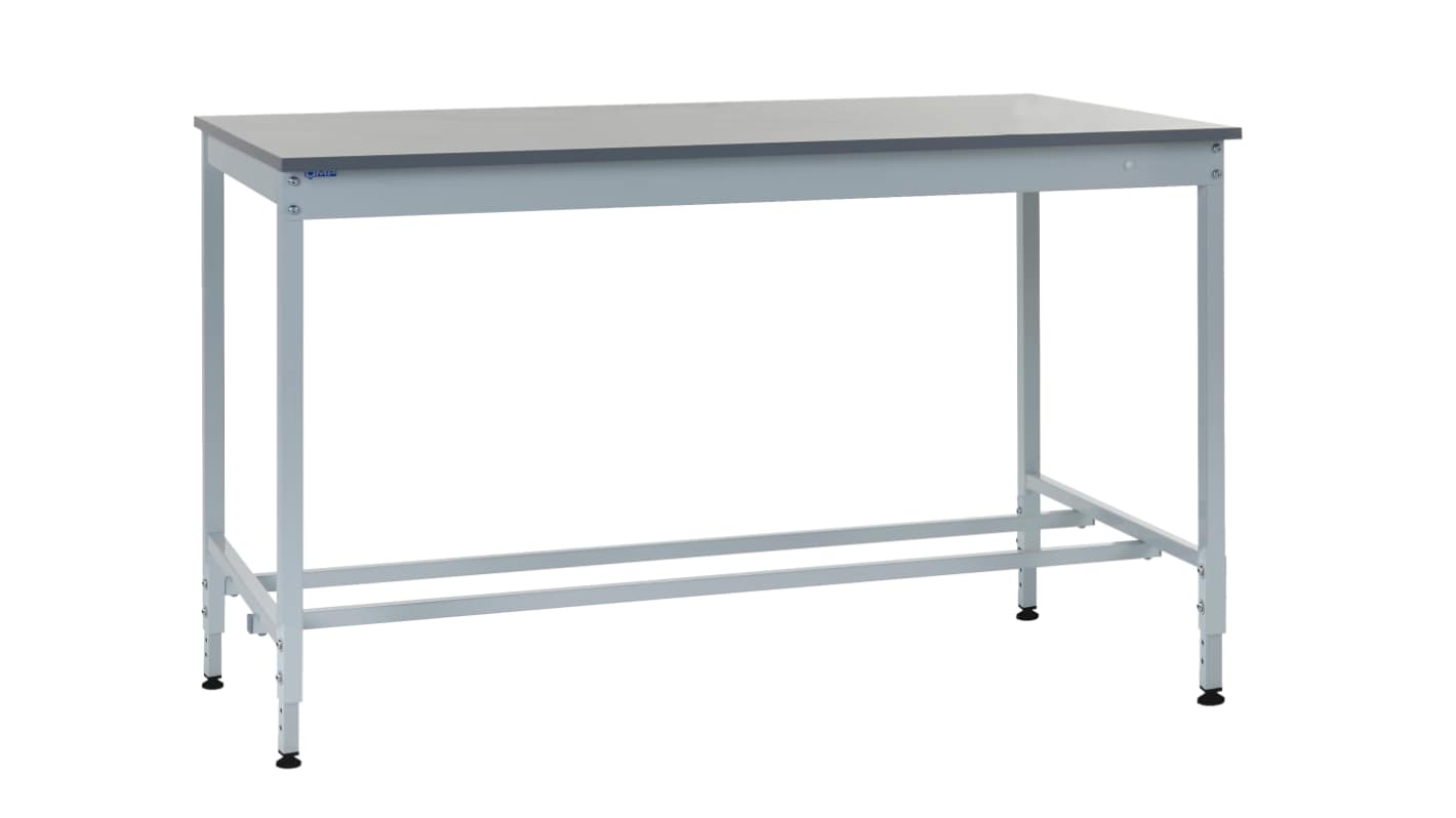 RS PRO 便携式高度可调工作台 长840mm x 宽1500mm x 高750mm, 最大负载300kg