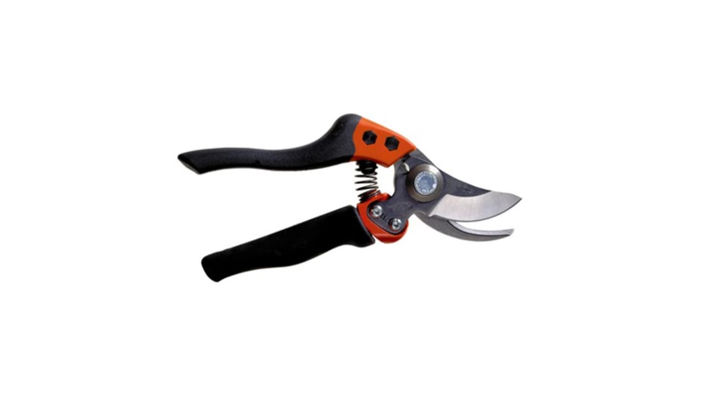 Bahco Elastomer Handle Secateurs, 15mm maximum cutting capacity