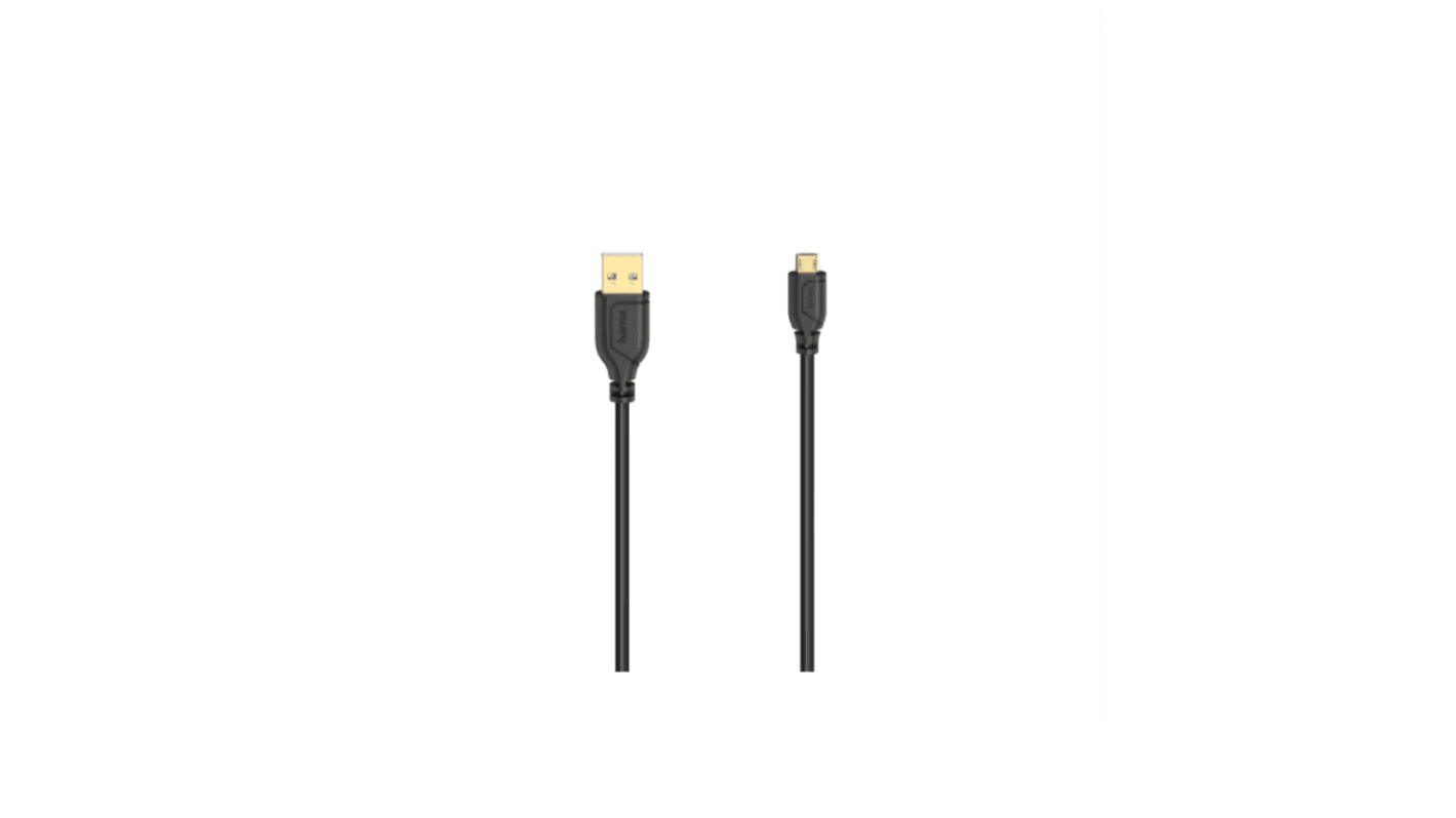 Kabel USB Złącze A Micro USB typu B Złącze B USB A dł. 0.8m Kabel USB-A do USB Micro-B USB 2.0