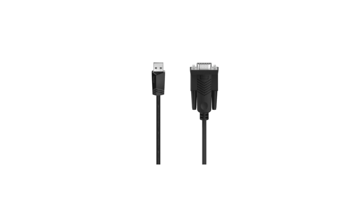 Hama USB 2.0, Male 9 Pin D-sub to Male USB A, 480Mbps, 1.5m