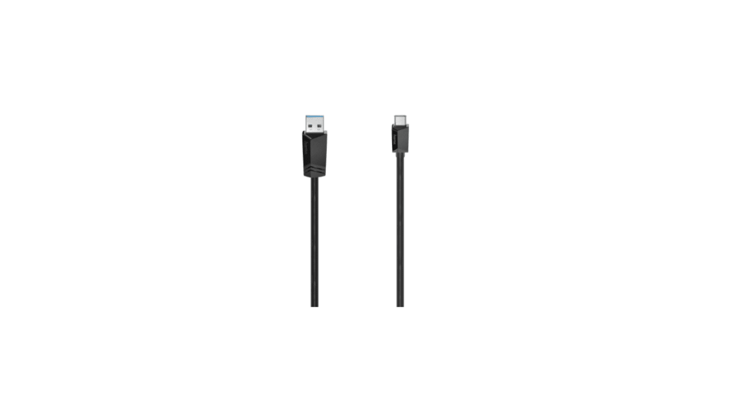 Kabel USB Złącze A USB C Złącze B USB A dł. 0.8m Kabel USB-C do USB-A USB 3.2