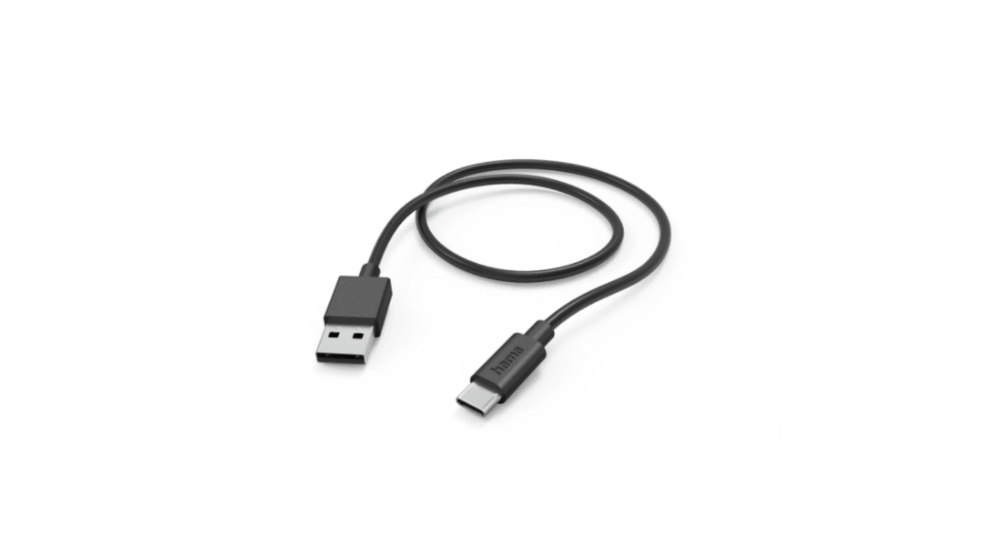 Kabel USB Złącze A USB A Złącze B USB C dł. 1m Kabel ładujący z USB-A na USB-C USB 2.0
