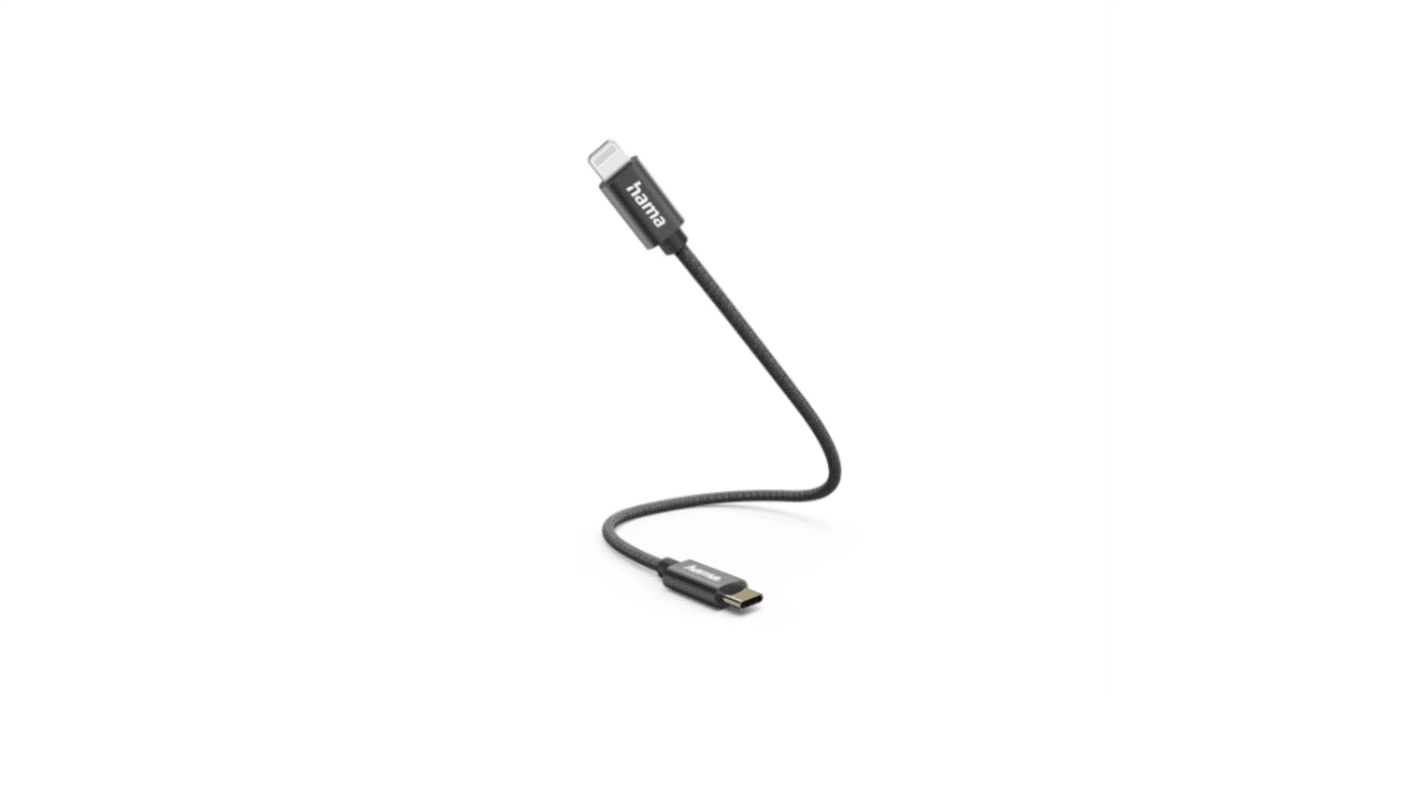 Kabel USB Złącze A Lightning Złącze B USB C dł. 200mm Kabel ładujący USB-C USB 2.0