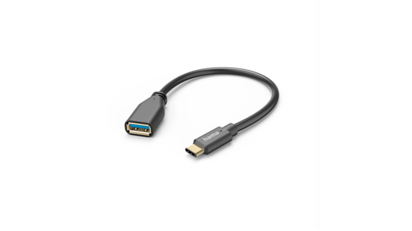 Przejściówka USB Złącze A USB A Złącze B USB C dł. 150mm Kabel USB-C z przejściówką USB-A USB 3.2