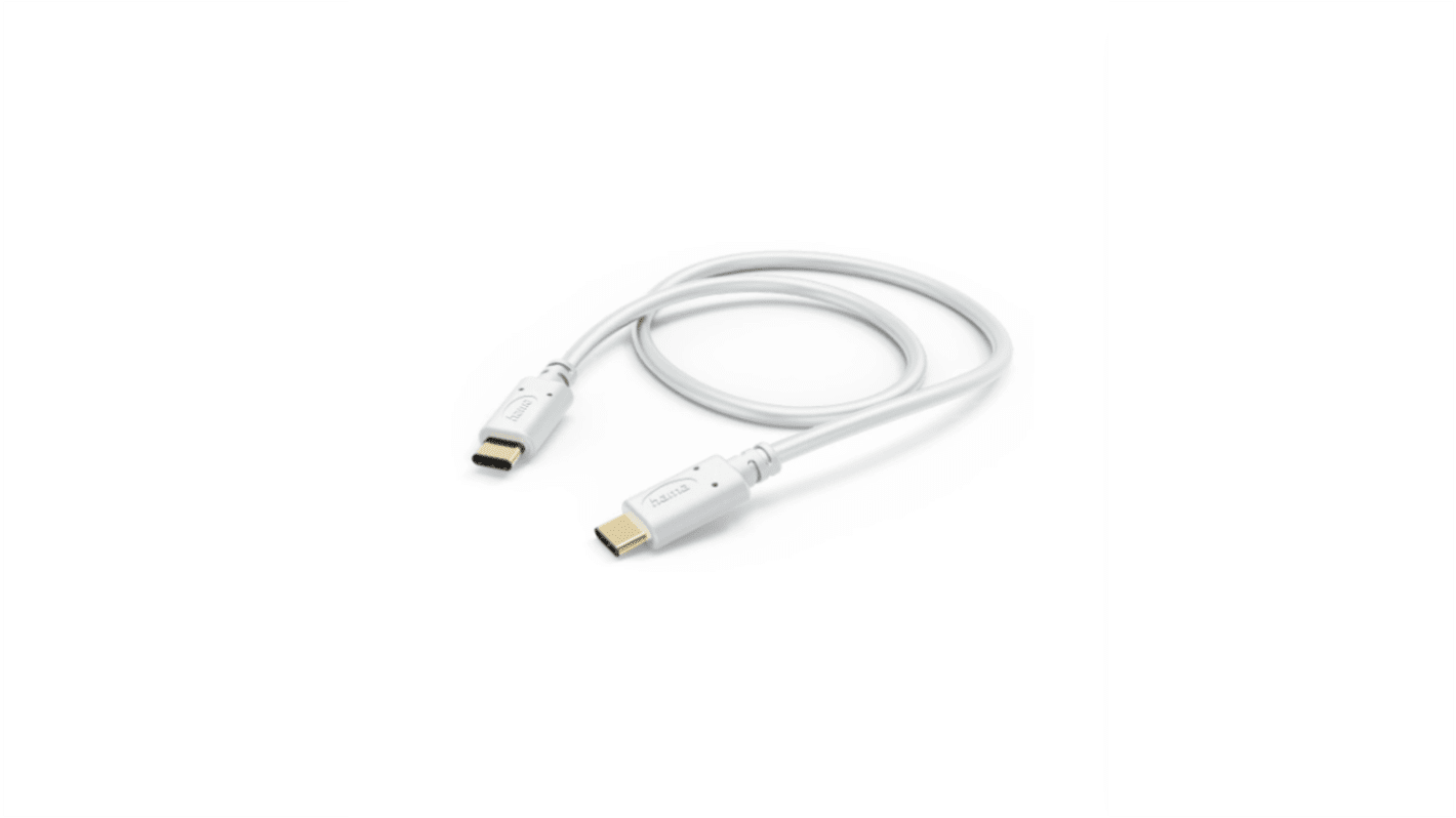Hama USB 2.0, Male USB C to Male USB C, 480Mbps, 1.5m