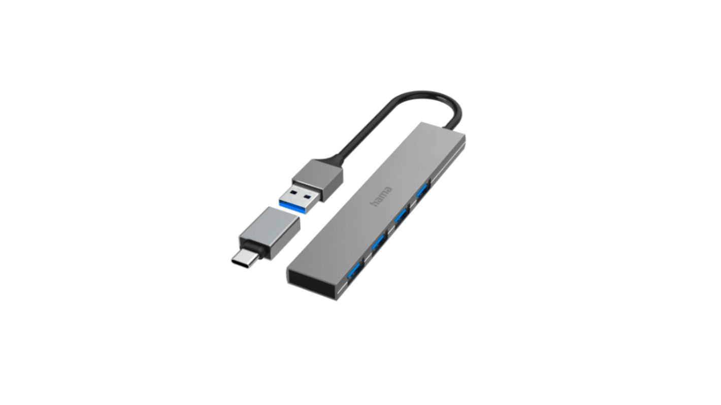 Koncentrator USB C USB 3.2 00200141 USB 4 USB USB A, USB C, Hama