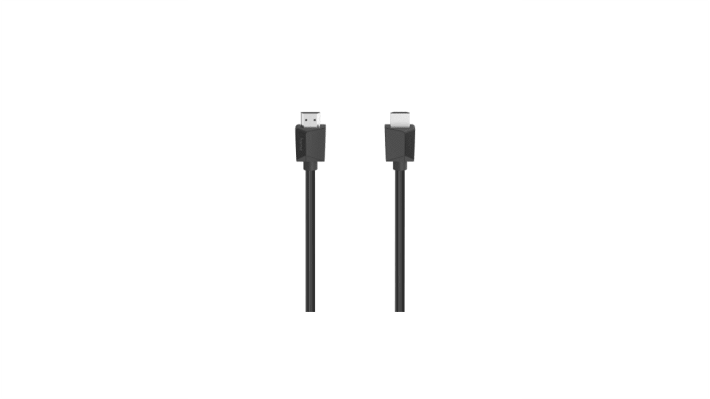 HamaHDMI Cable High Speed With Ethernet, 750mm Male HDMI to Male HDMI High Speed 4096 x 2160pixels