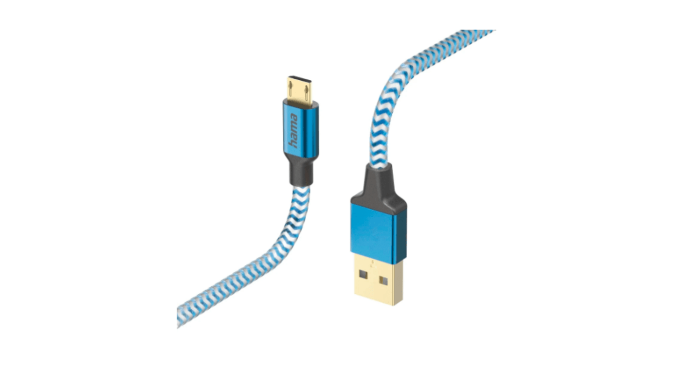 Kabel USB Złącze A USB A Złącze B Micro USB typu B dł. 1.5m Kabel USB-A do USB Micro-B USB 2.0