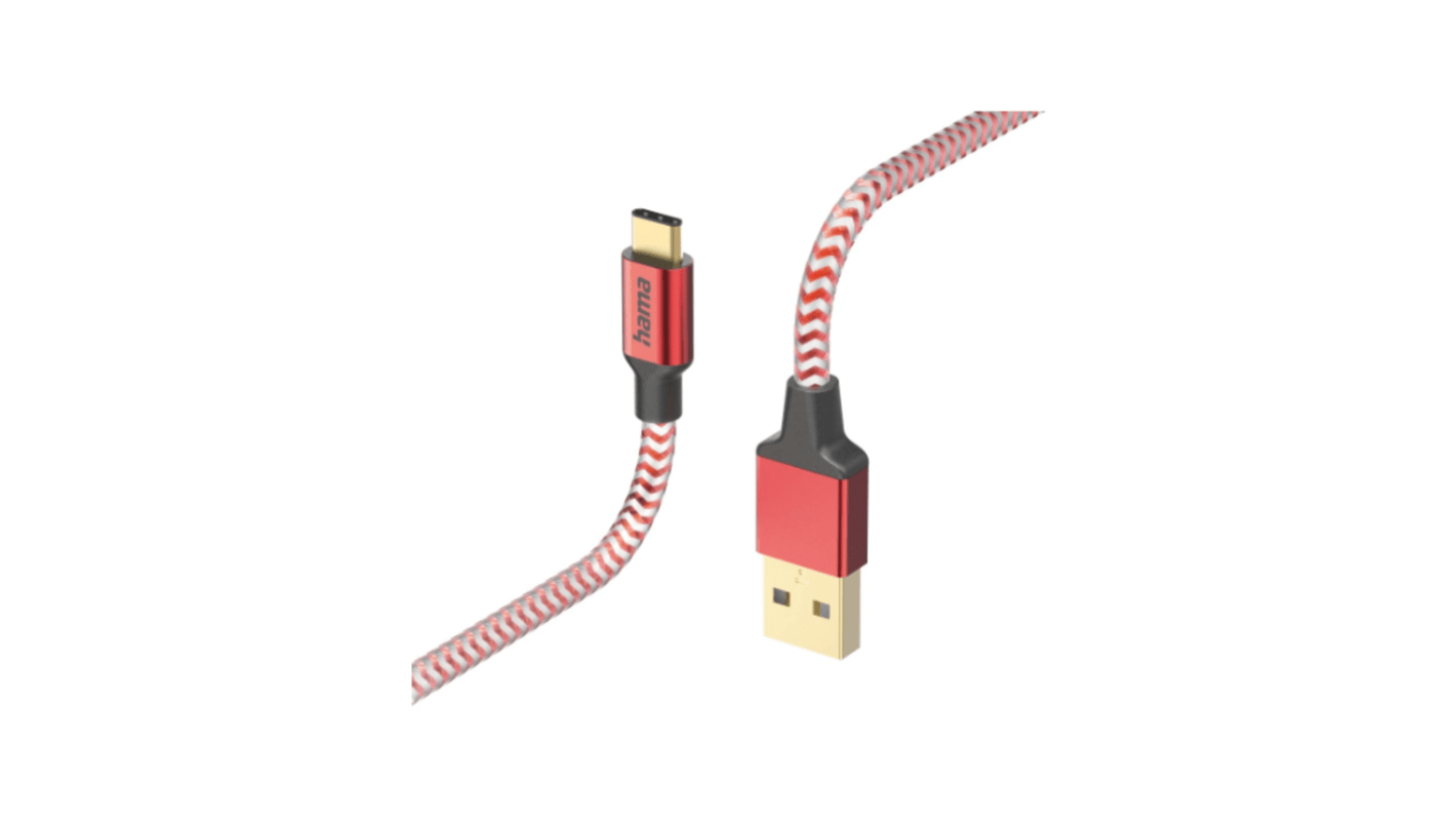 Kabel USB Złącze A USB A Złącze B USB C dł. 1.5m Kabel ładujący z USB-A na USB-C USB 2.0