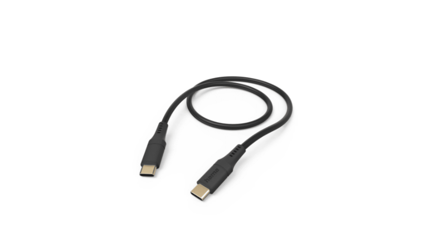 Hama USB 2.0, Male Lightning to Male USB C, 480Mbps, 1.5m