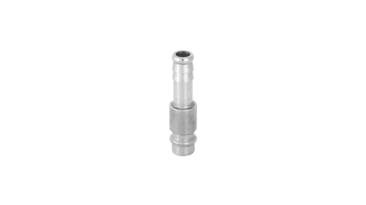 RS PRO Brass Male Pneumatic Quick Connect Coupling, 13mm Hose Barb