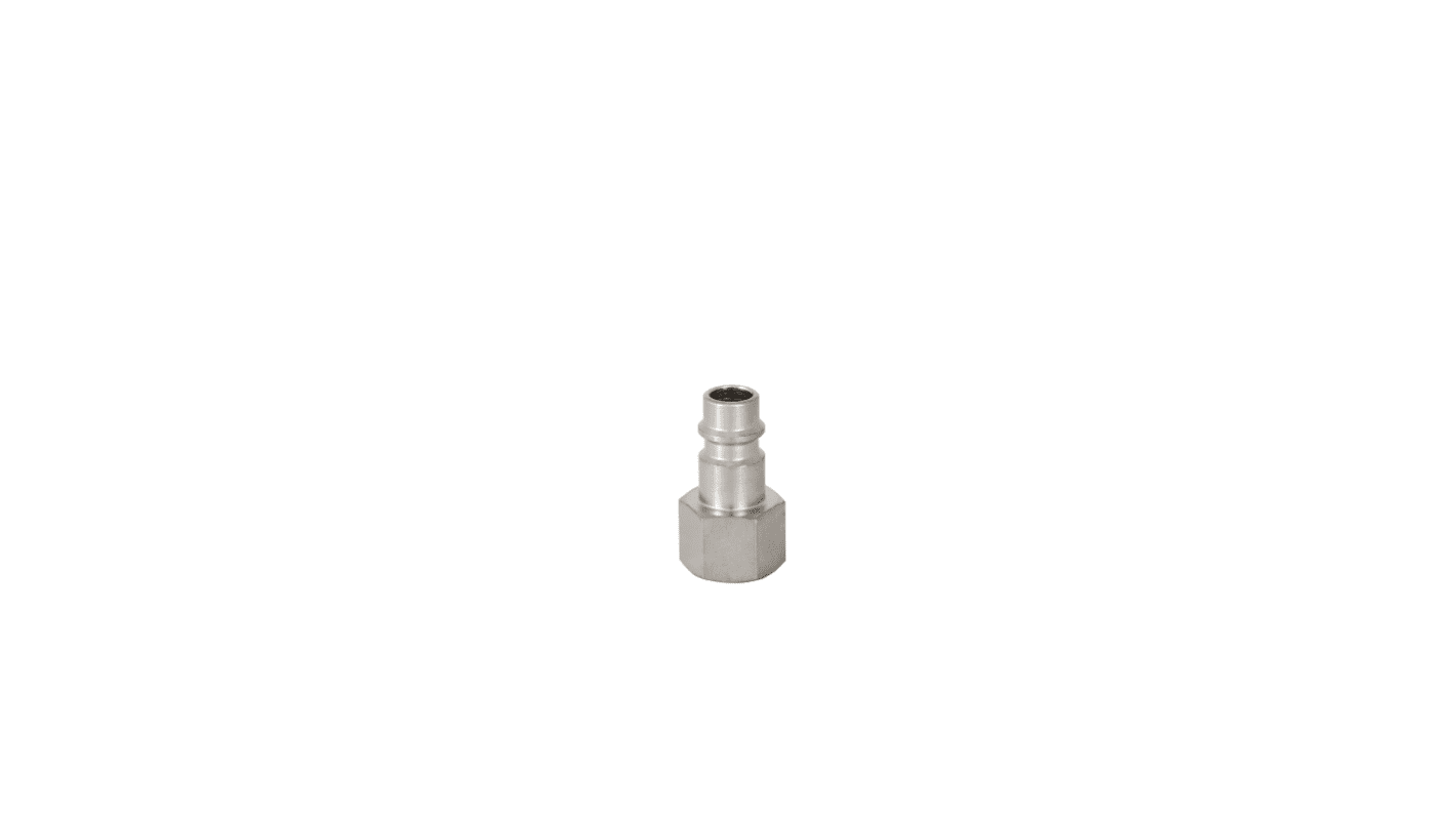 RS PRO Brass, Steel Male Pneumatic Quick Connect Coupling, M14 Female Threaded