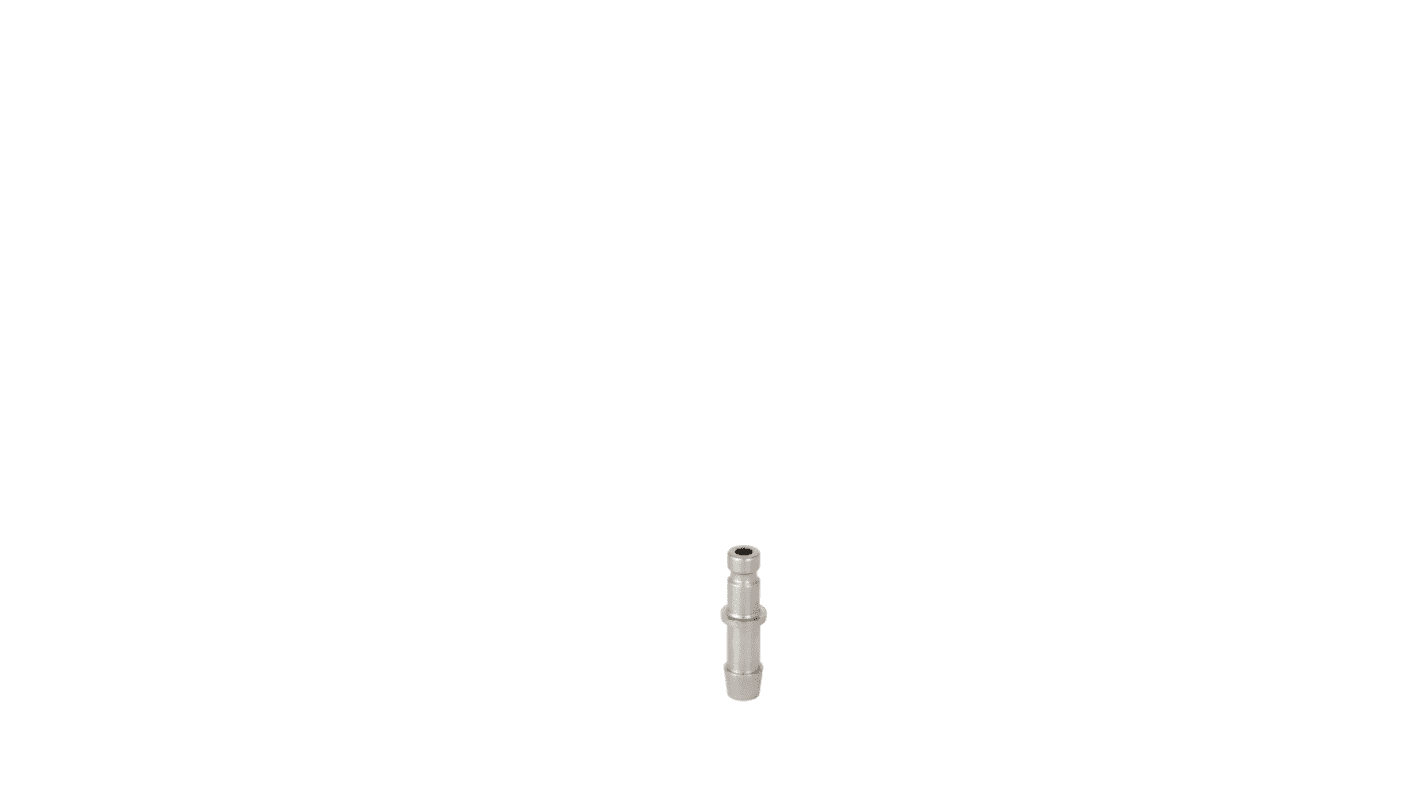 RS PRO Brass Male Pneumatic Quick Connect Coupling, 5mm Hose Barb
