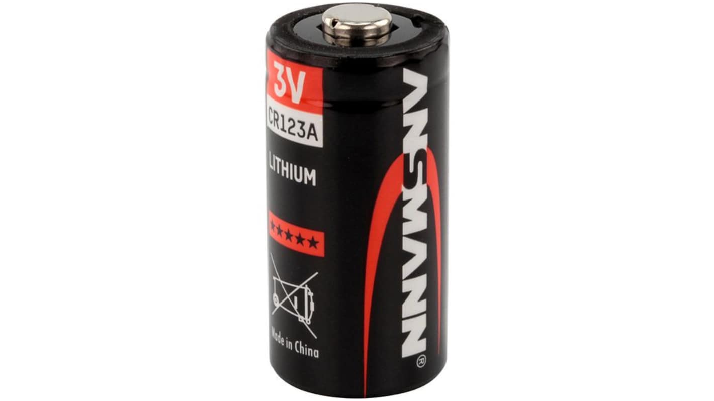 Ansmann Lithium 3V, CR123A Lithium Speciality Size Battery