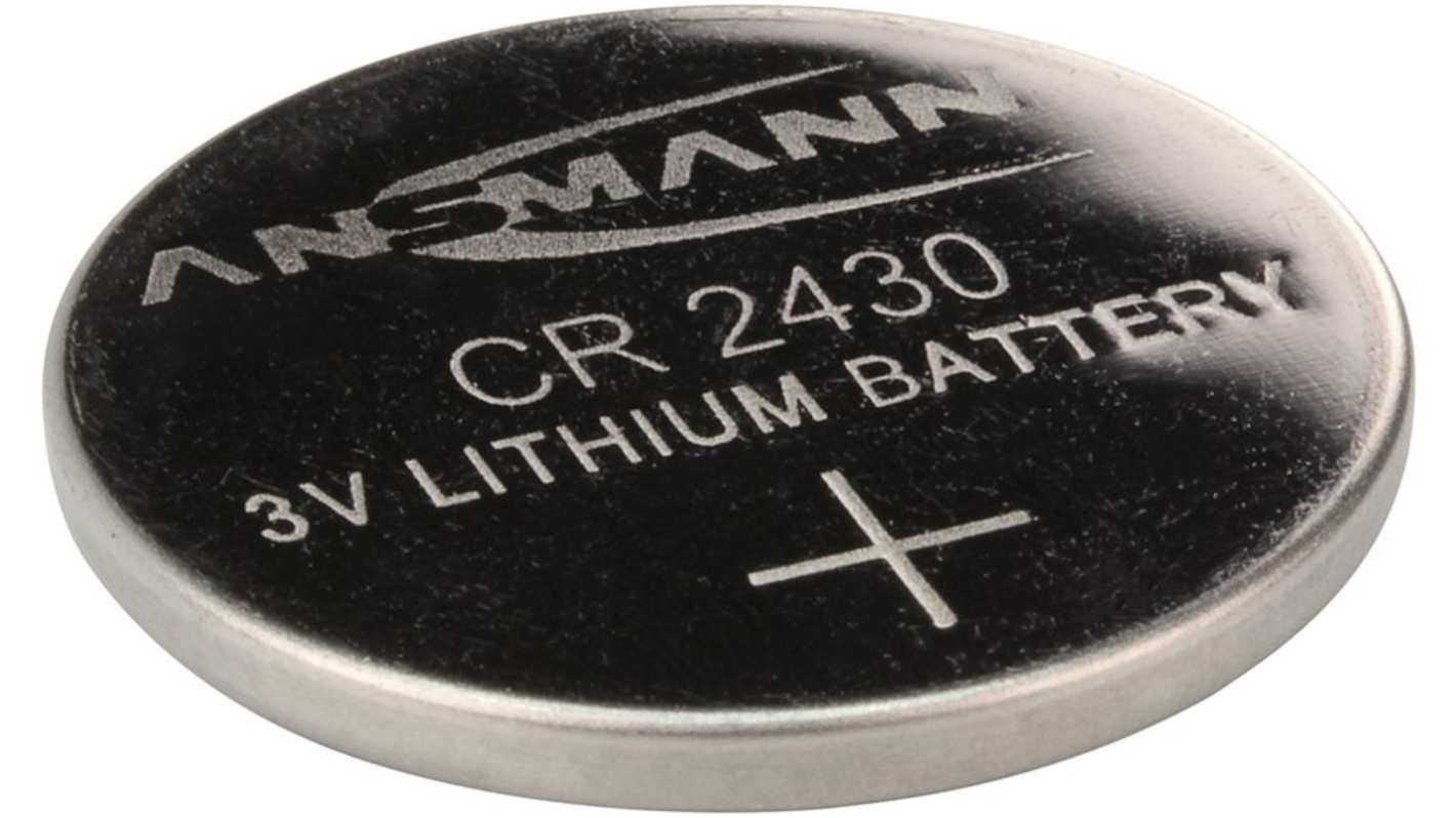 Batteria a bottone Ansmann CR2430, Litio, 3V, 300mAh