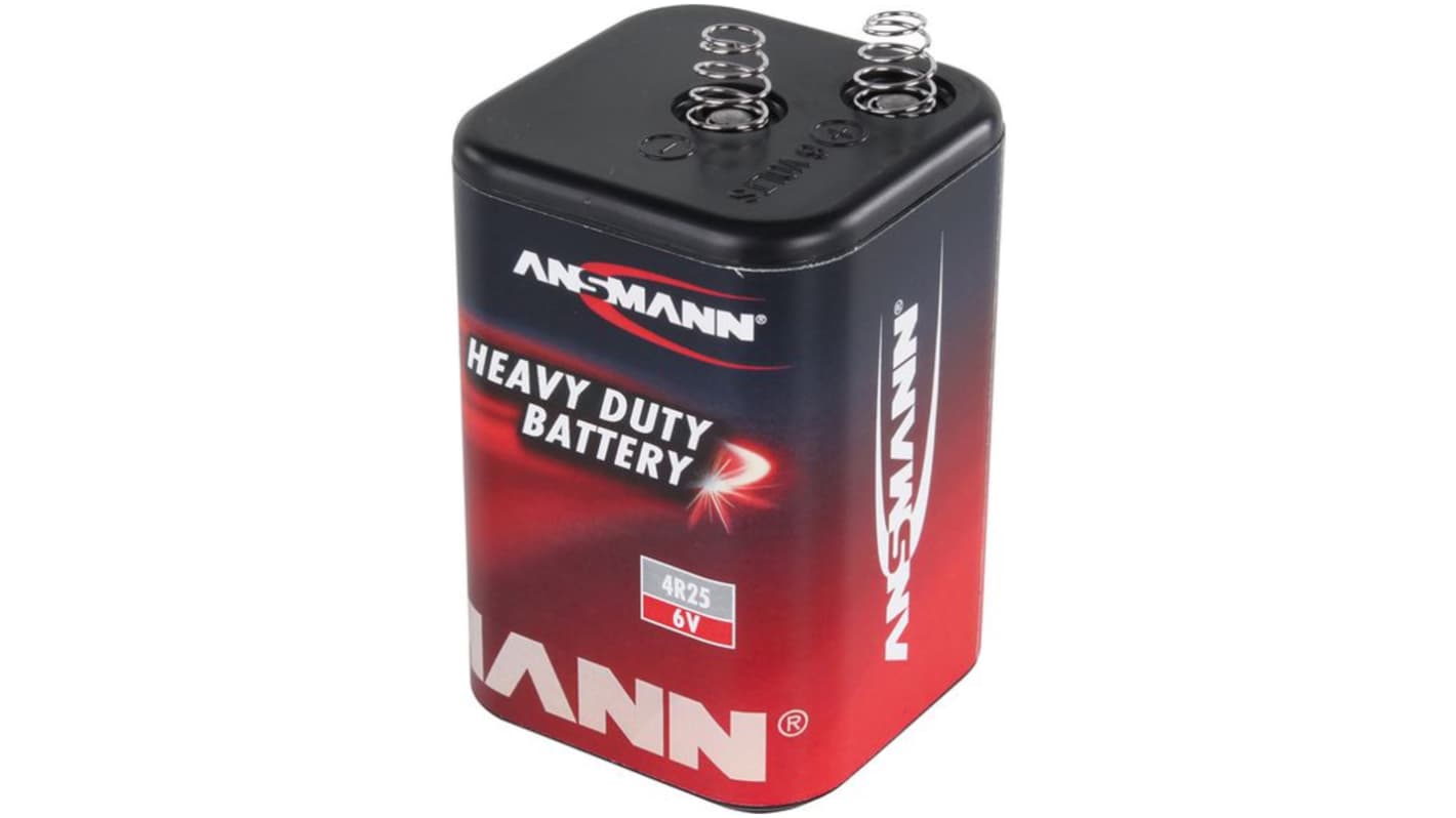 Batería Zinc-Carbono, 4R25, 6V, 9Ah