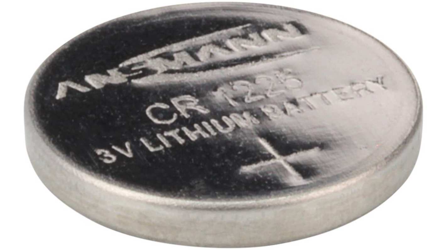 Ansmann CR1225 Coin Battery, 3V, 12mm Diameter