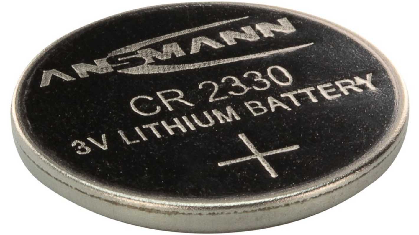 Ansmann CR2330 Coin Battery, 3V, 23mm Diameter