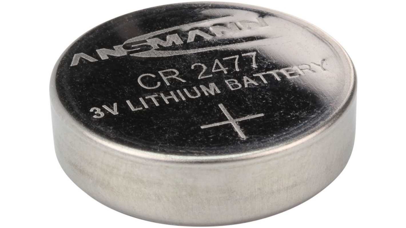 Ansmann CR2477钮扣电池, 3V, 1AH, 锂