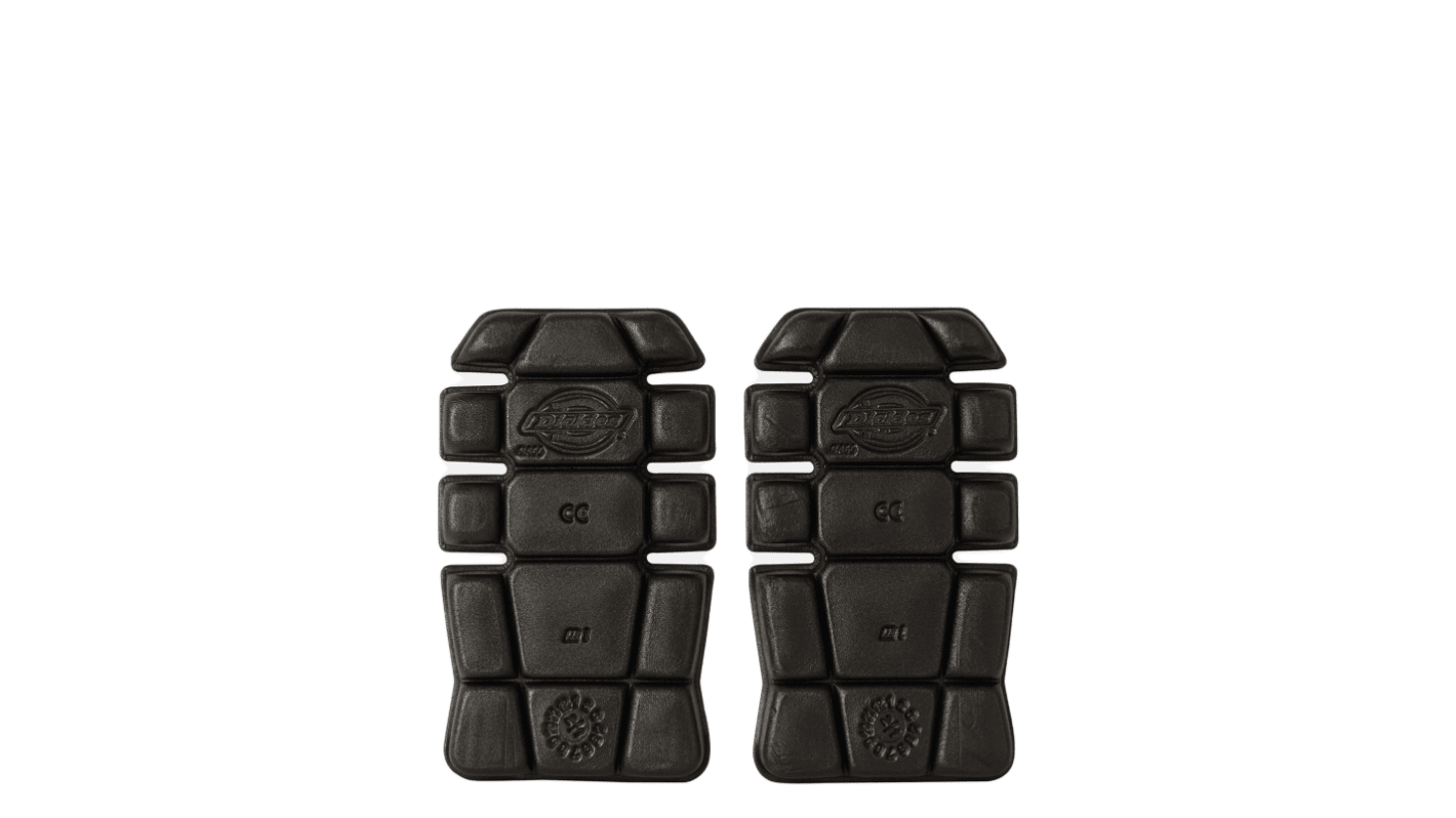 Dickies Black No Bi-Density Vinyl Acetate Co-Polymer Trouser Knee Pocket Knee Pad Resistant to Abrasion, Penetration,