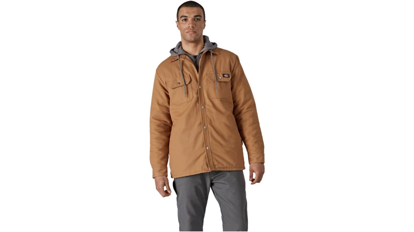 Dickies Duck Shirt Jacket Brown Duck Lge