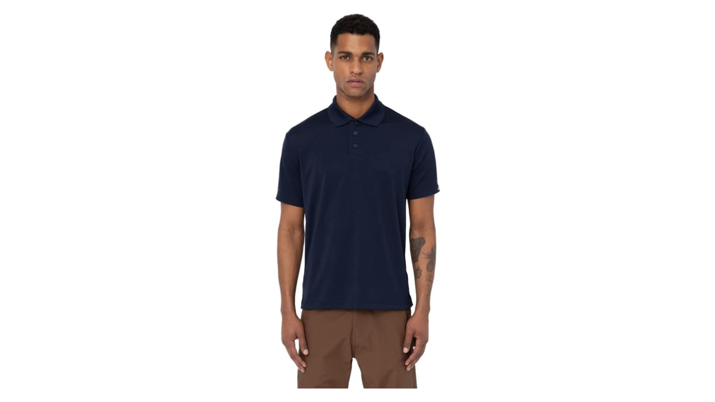 Dickies DK0A4YLA Navy Polo Shirt, UK- S, EUR- S