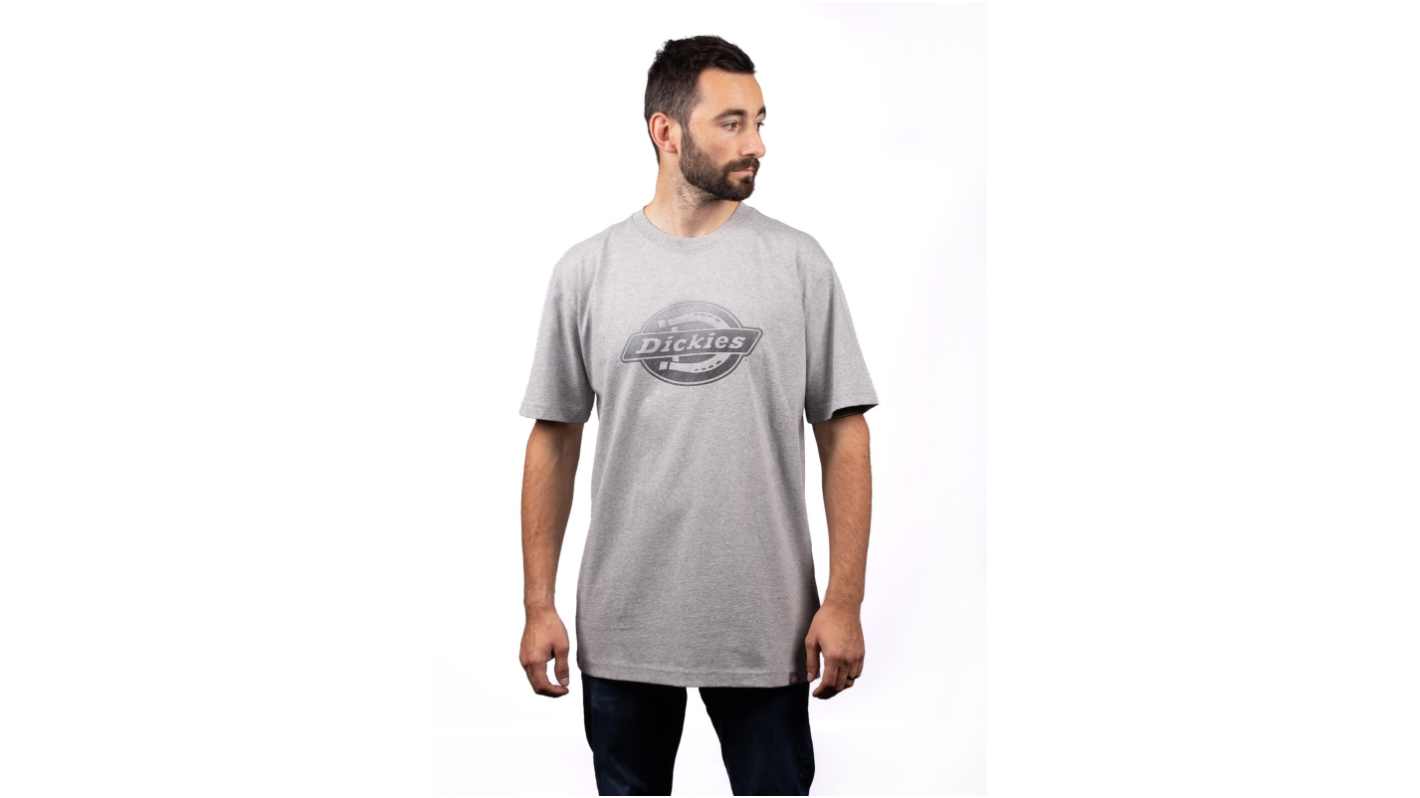 Dickies 常规版型灰色长袖T恤, 棉, 欧码XL, 英码XL