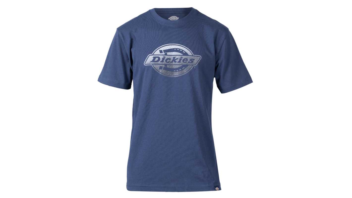 Dickies Navy Cotton Long Sleeve T-Shirt, UK- XXL, EUR- XXL