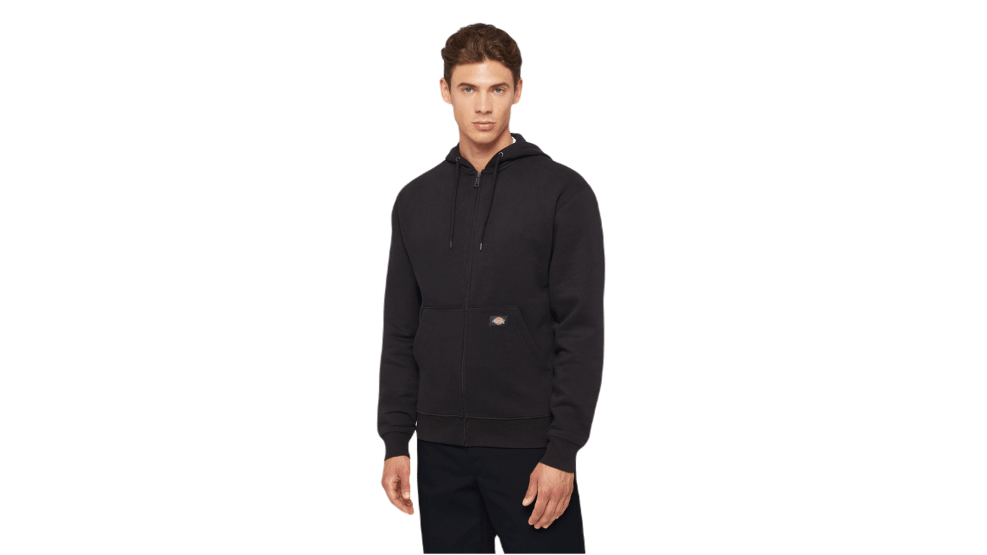 Forro polar con cremallera Dickies de color Negro, talla XXL, para , Unisex, serie DK0A4XTO