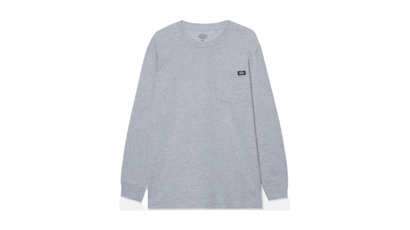 Dickies 常规版型深灰长袖T恤, 棉, 欧码S, 英码S