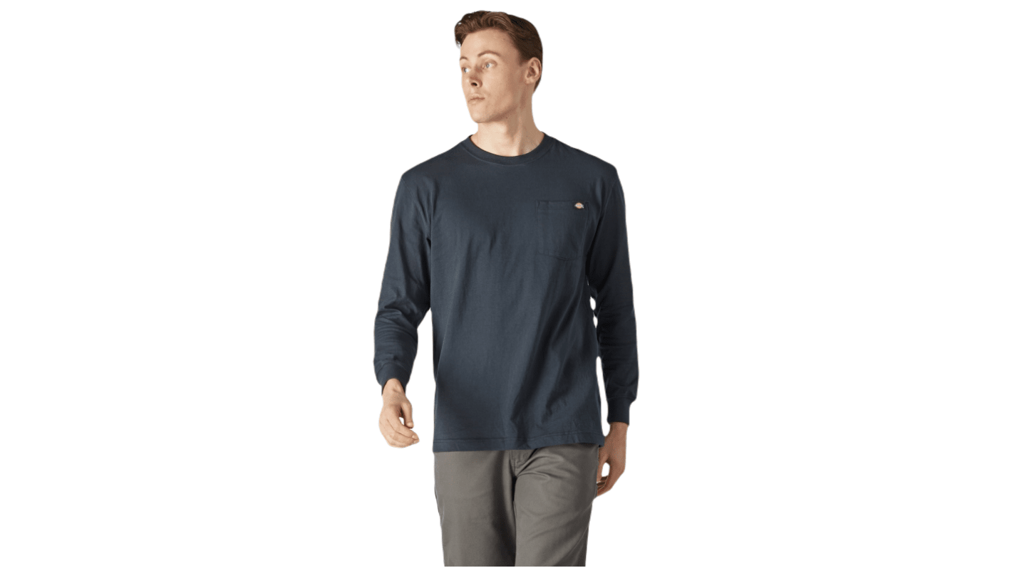 Camiseta de manga larga Dickies, de Algodón, de color Azul marino, talla XL