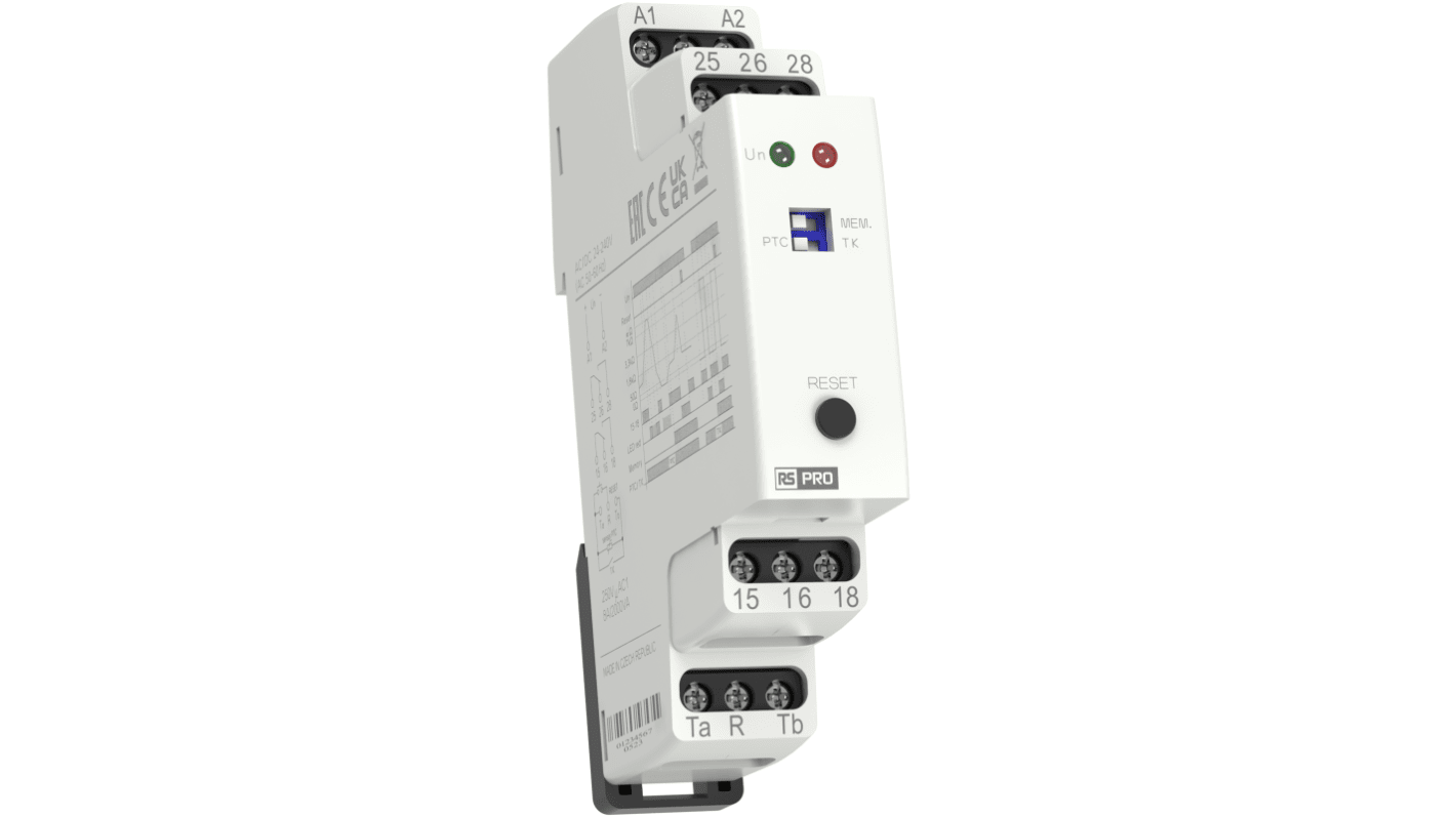 RS PRO DPDT Thermostats, 8A, 240V, -20 → 55°C