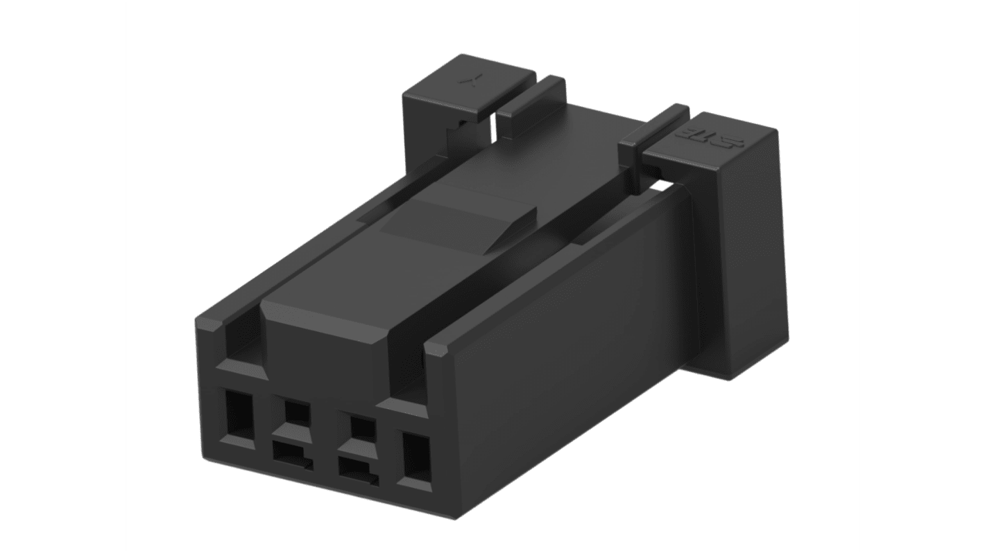 TE Connectivity 2834686-2 Series Straight PCB Header, 2-Contact, 1-Row, 1.8mm Pitch, Crimp Termination