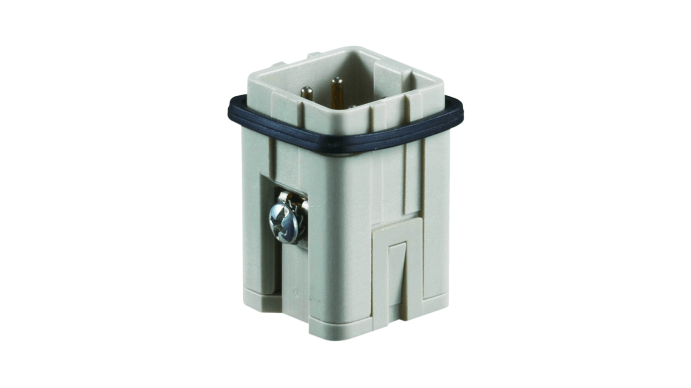 TE Connectivity Heavy Duty Power Connector Module, 10A, Male, HA Insert Series, 5 Contacts
