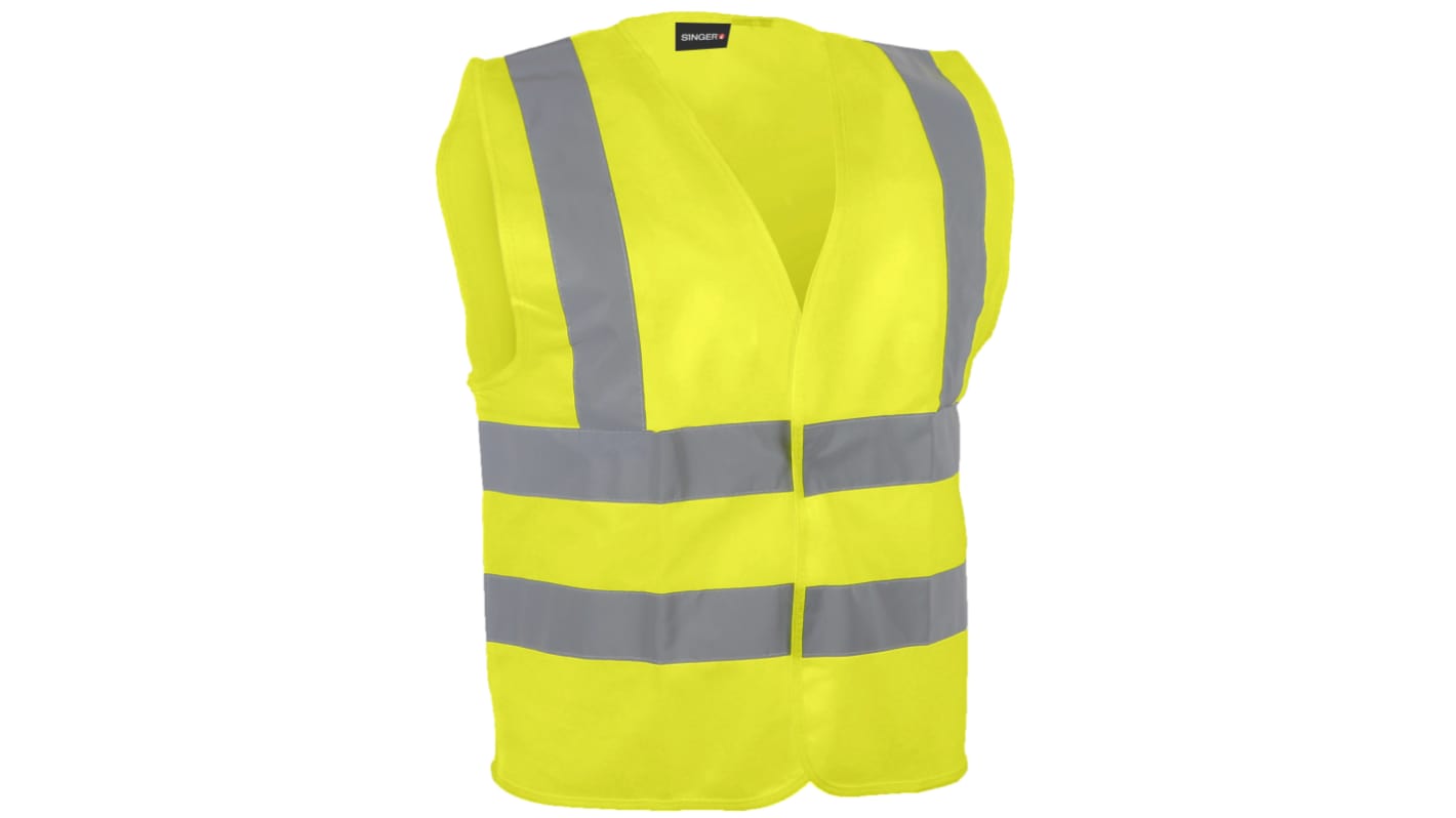 Gilet alta visibilità Arancione SINGER SAFETY, XXL, chiusura con Nessuno