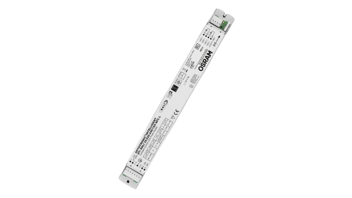 Osram Dimmable LED Driver, 15 → 54V Output, 35W Output, 1.05A Output, Constant Current Dimmable