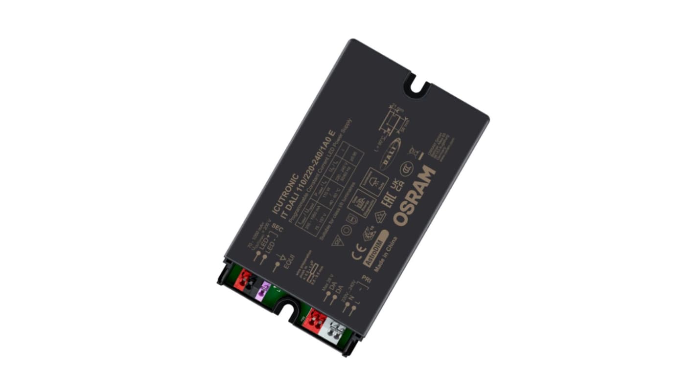 Osram Dimmable LED Driver, 15 → 29V Output, 110W Output, 700mA Output, Constant Current Dimmable