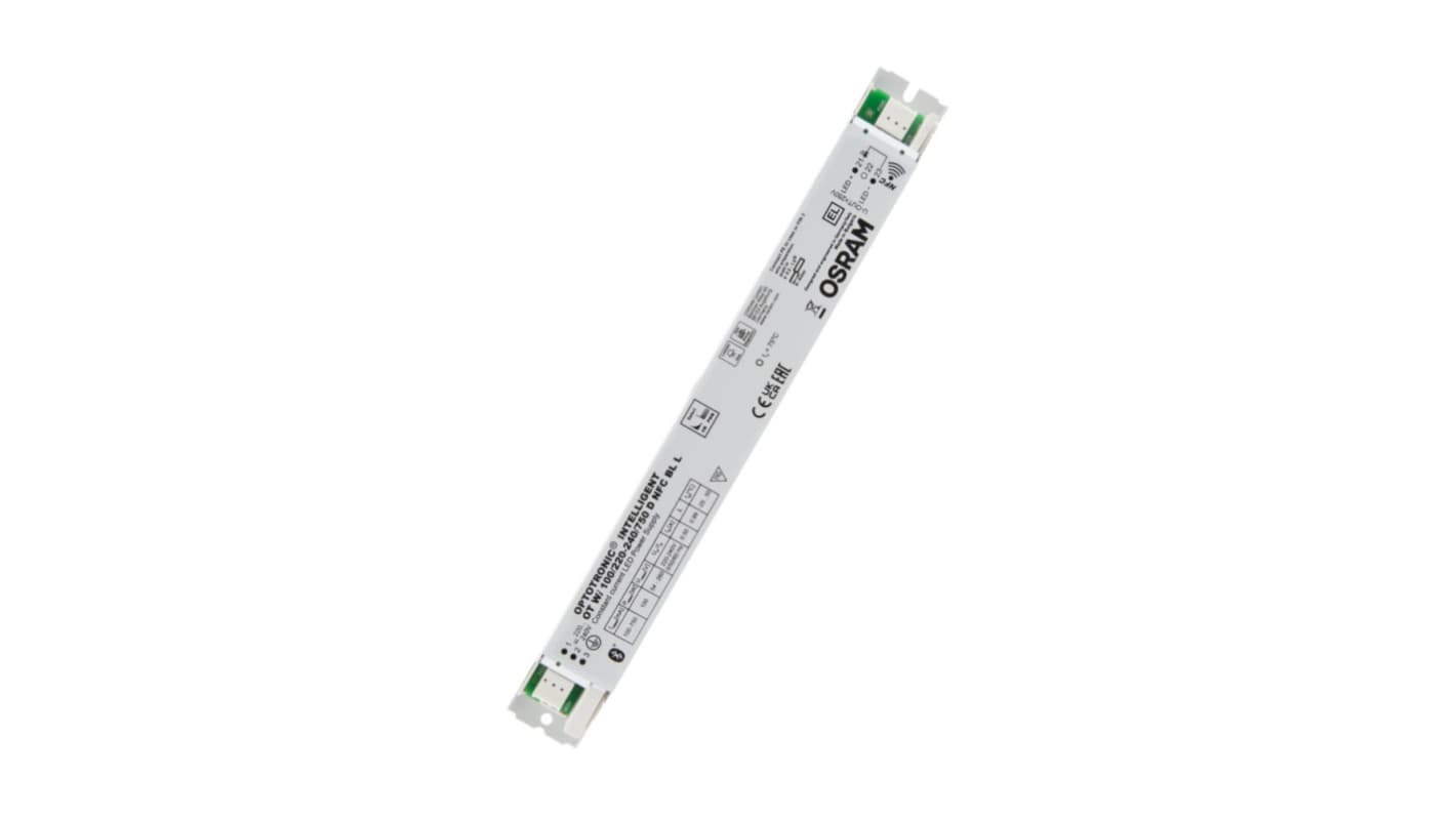 Osram LEDドライバ, 定電流, 125mA, 75W, OT-WI-75/220-240/550-D-NFC-BL-L