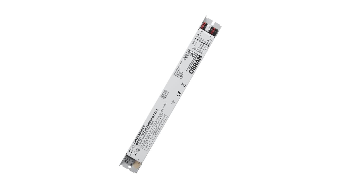 Osram LEDドライバ, 定電流, 550mA, 75W, OT-FIT-75/220-240/550-D-LT2-L