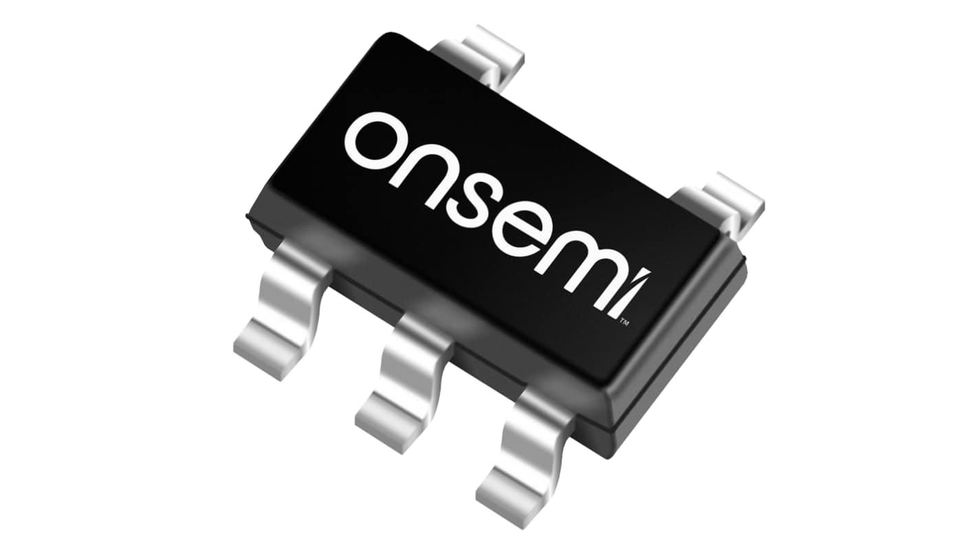 onsemi 低功耗比较器芯片, TSOP-5, 贴片安装, 双电源