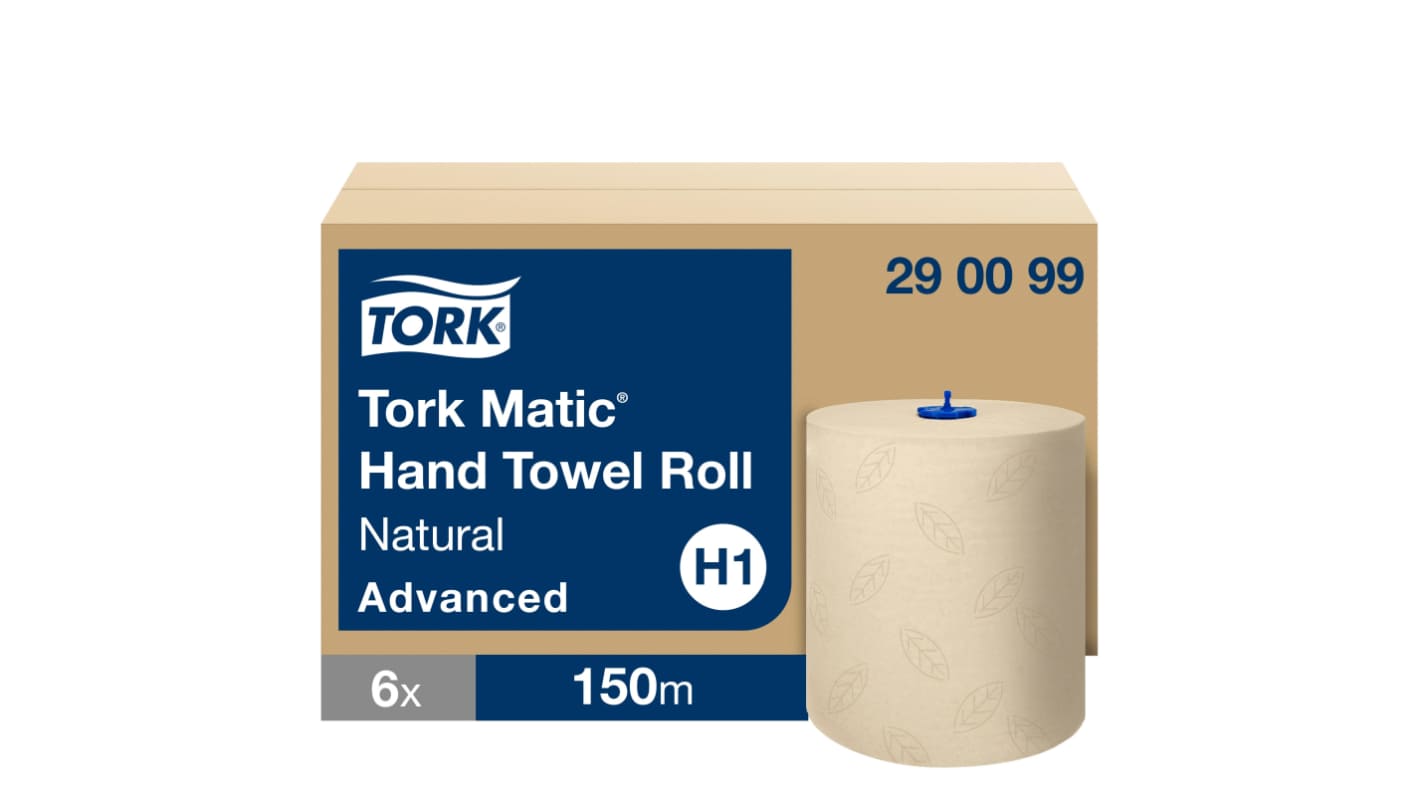 Tork Papierhandtuch Rolle 2-lagig Naturfarben, 322 x 212mm, 150-Blatt