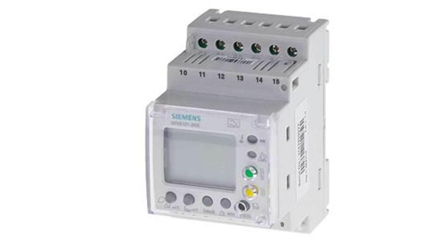 5SV8101-6KK | Siemens RCBO, 3A Current Rating, 30 → 3000mA Trip ... image.