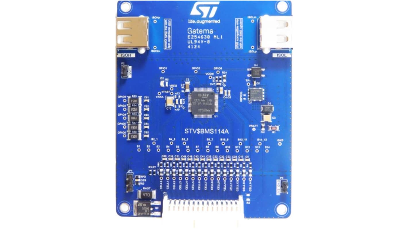 STマイクロ マイクロコントローラ開発ツール, コントローラモジュール, Battery Management System Module Based On L99BM114, バッテリモニタリング, STEVAL-BMS114