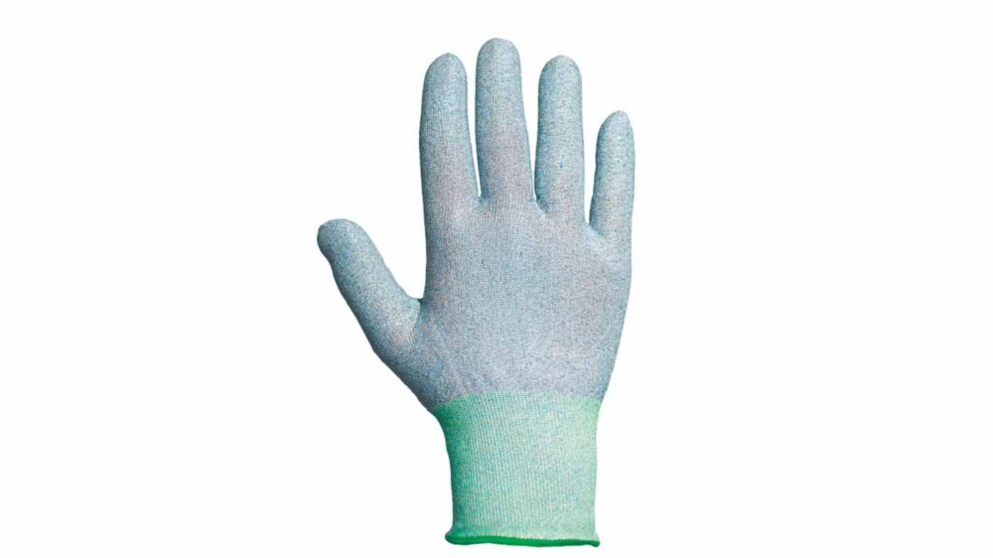 Traffi TG710 Blue Yarn Abrasion Resistant, Cut Resistant Work Gloves, Size L