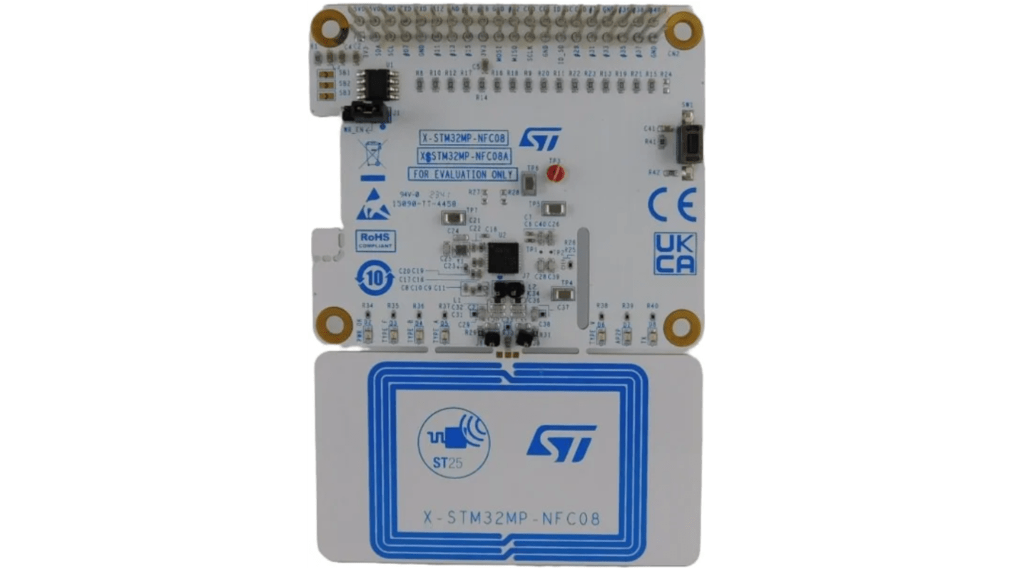 STMicroelectronics STM32MP Expansion Board For NFC Card Reader Expansion Board Expansion Board X-STM32MP-NFC08