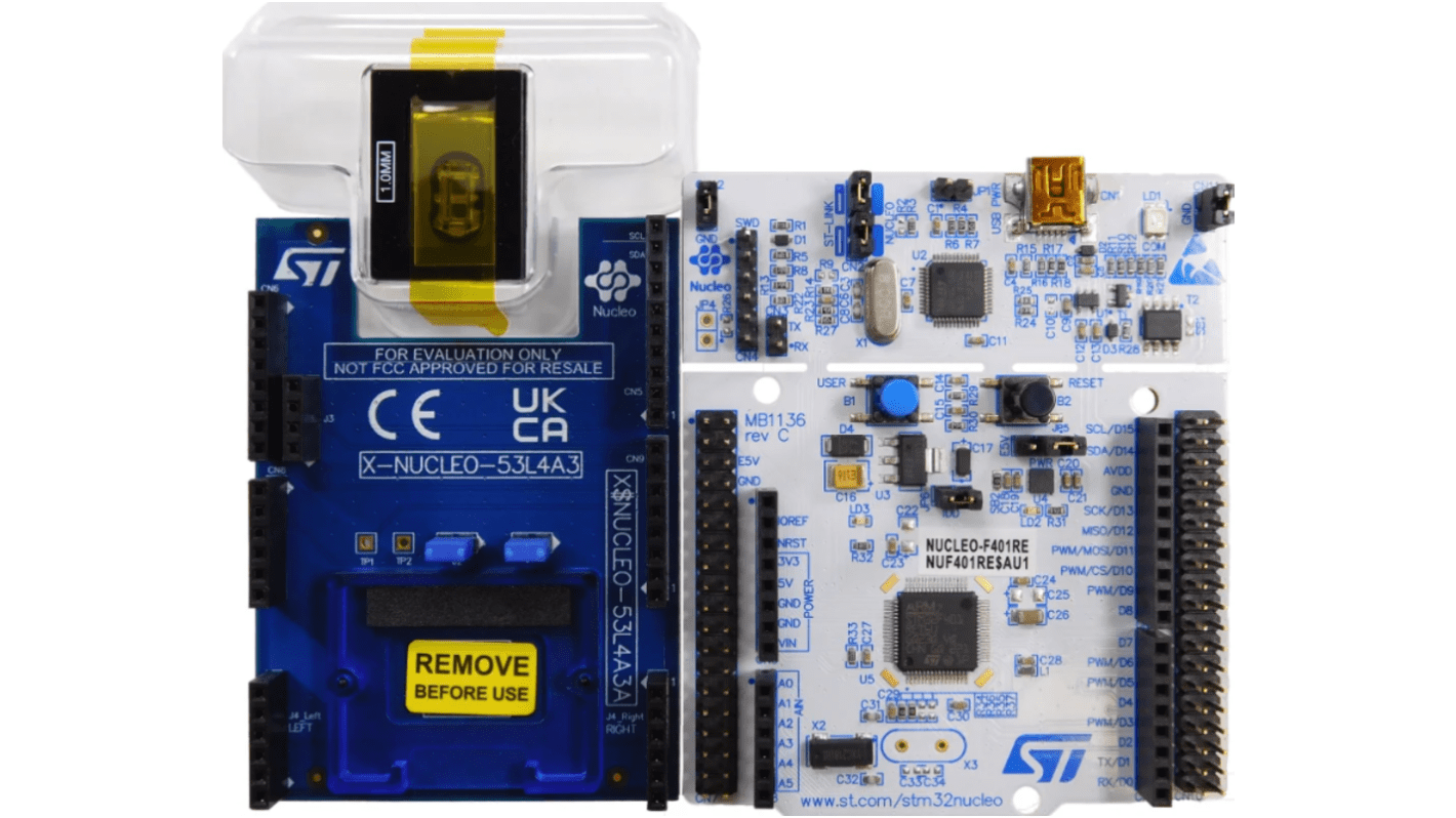 STMicroelectronics Time-Of-Flight High Accuracy Proximity Sensor Expansion Board Based On The VL53L4ED For STM32 Nucleo