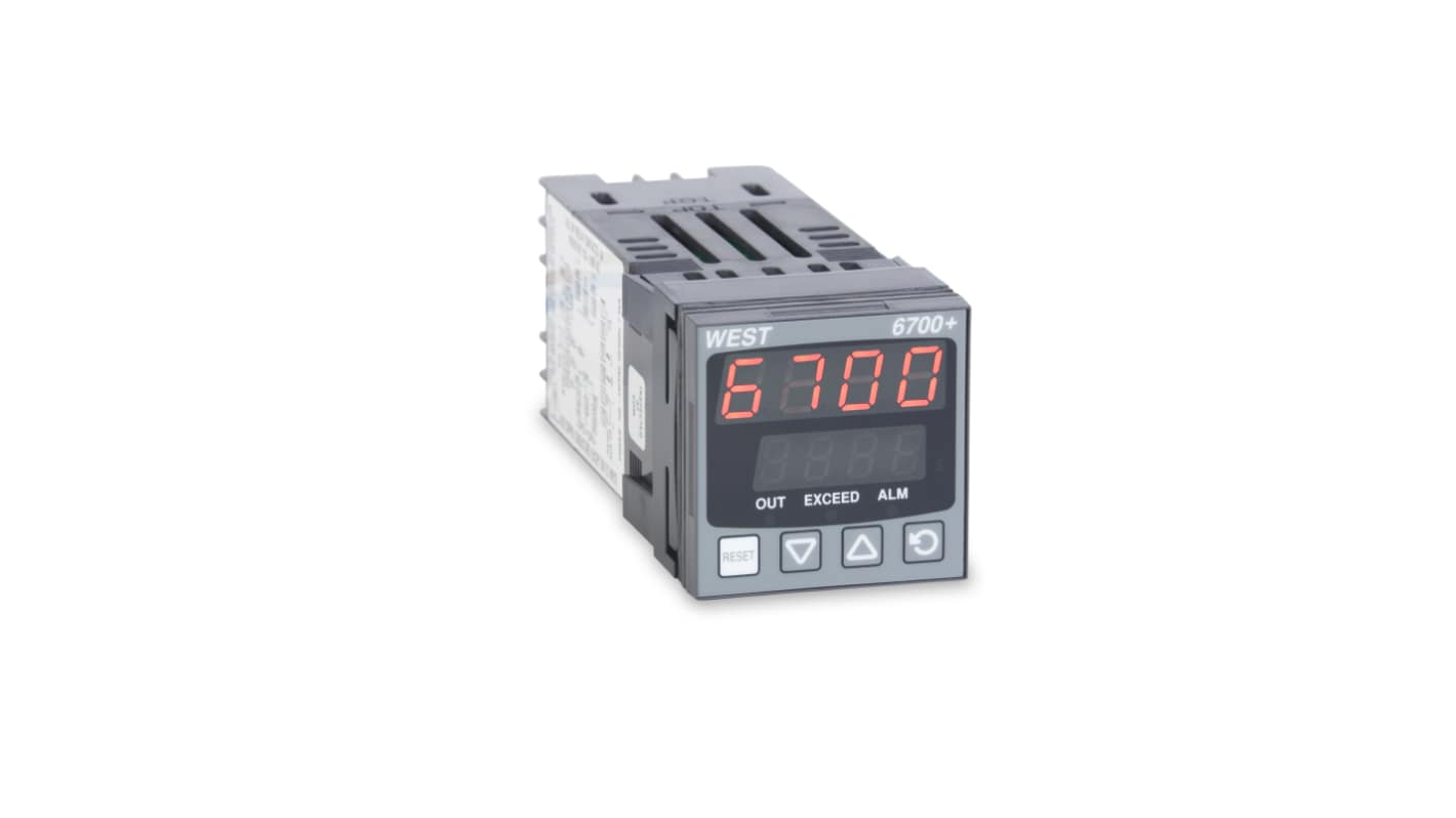 West Instruments P6700 Controller, 48 x 48 x 110mm 1 Input, 3 Output Linear, 100 → 240 V Supply Voltage Limit
