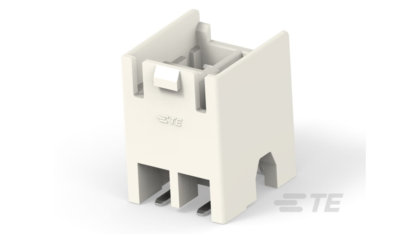 TE Connectivity 紧凑型电源连接器插头, 4, 300 伏交流电, 10A, SMT安装, PA GF外壳