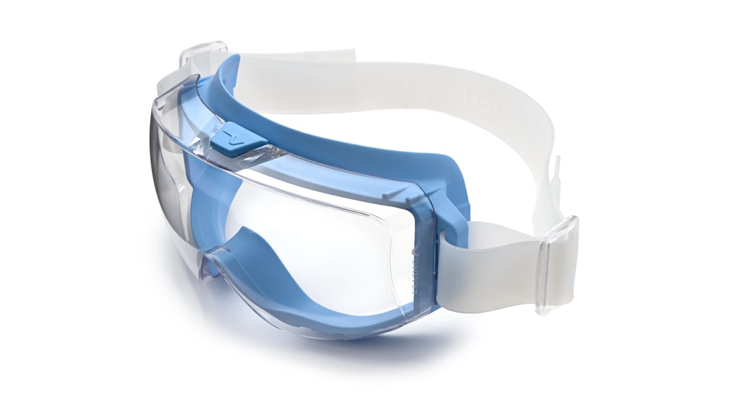 Univet 650 Anti-Mist Safety Goggles with Clear Lenses